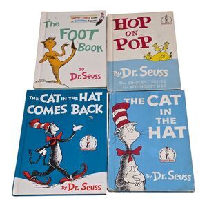 Four Vintage Dr. Suess Books